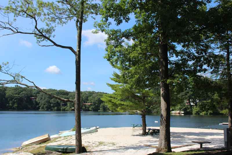 Lake Waubeeka Beach